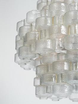Gert Nyström, a pair of "Festival" chandeliers, Fagerhult, 1960s-70s.