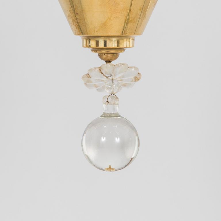 A mid-20th century ceiling light, model 50613, Sievä for Idman, Finland.