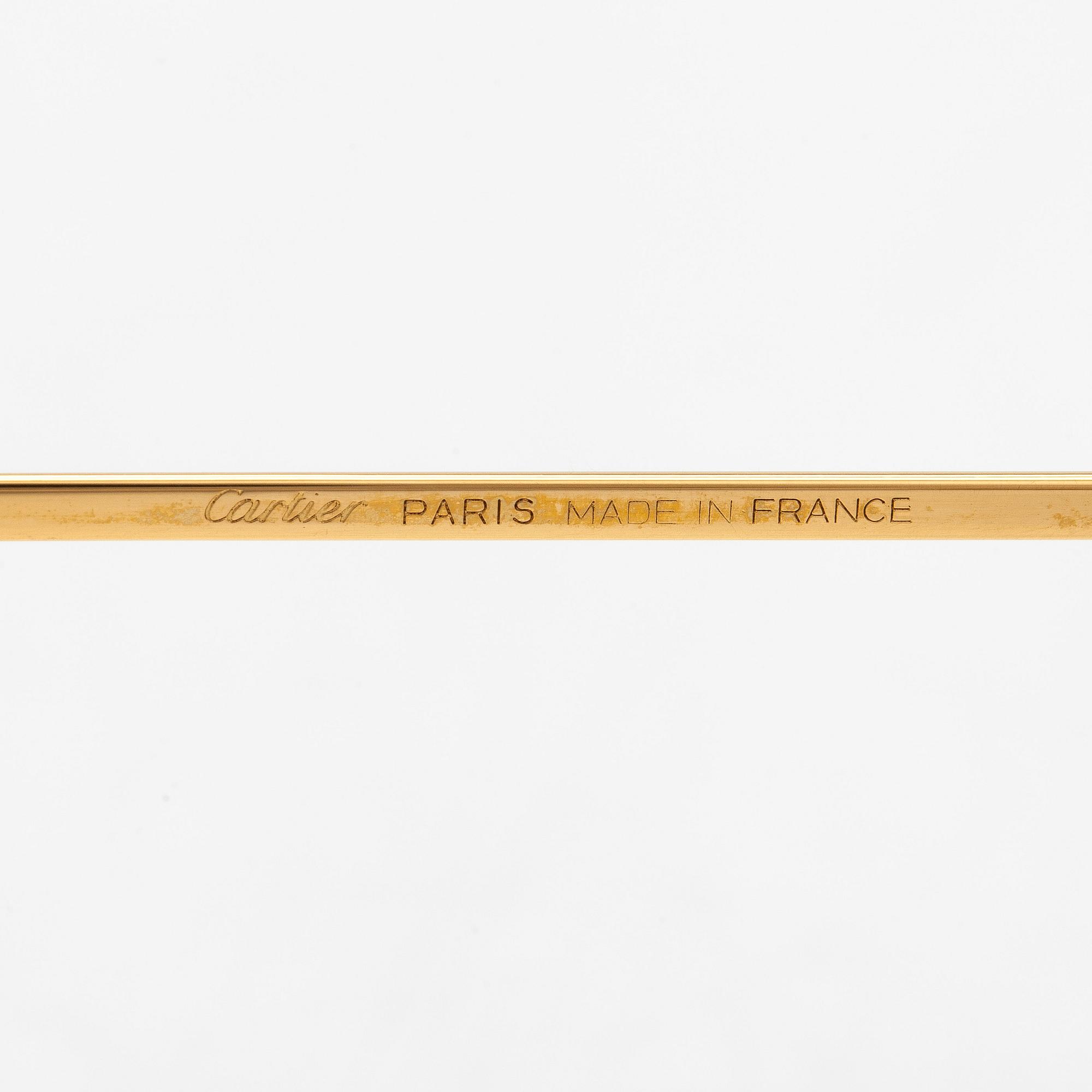 Cartier, solglasögon, "Vendôme Louis", 1980-tal.