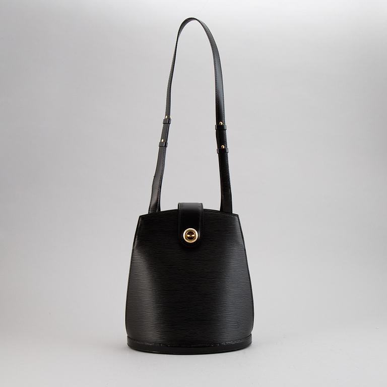Louis Vuitton, a black Epi 'Cluny' handbag.