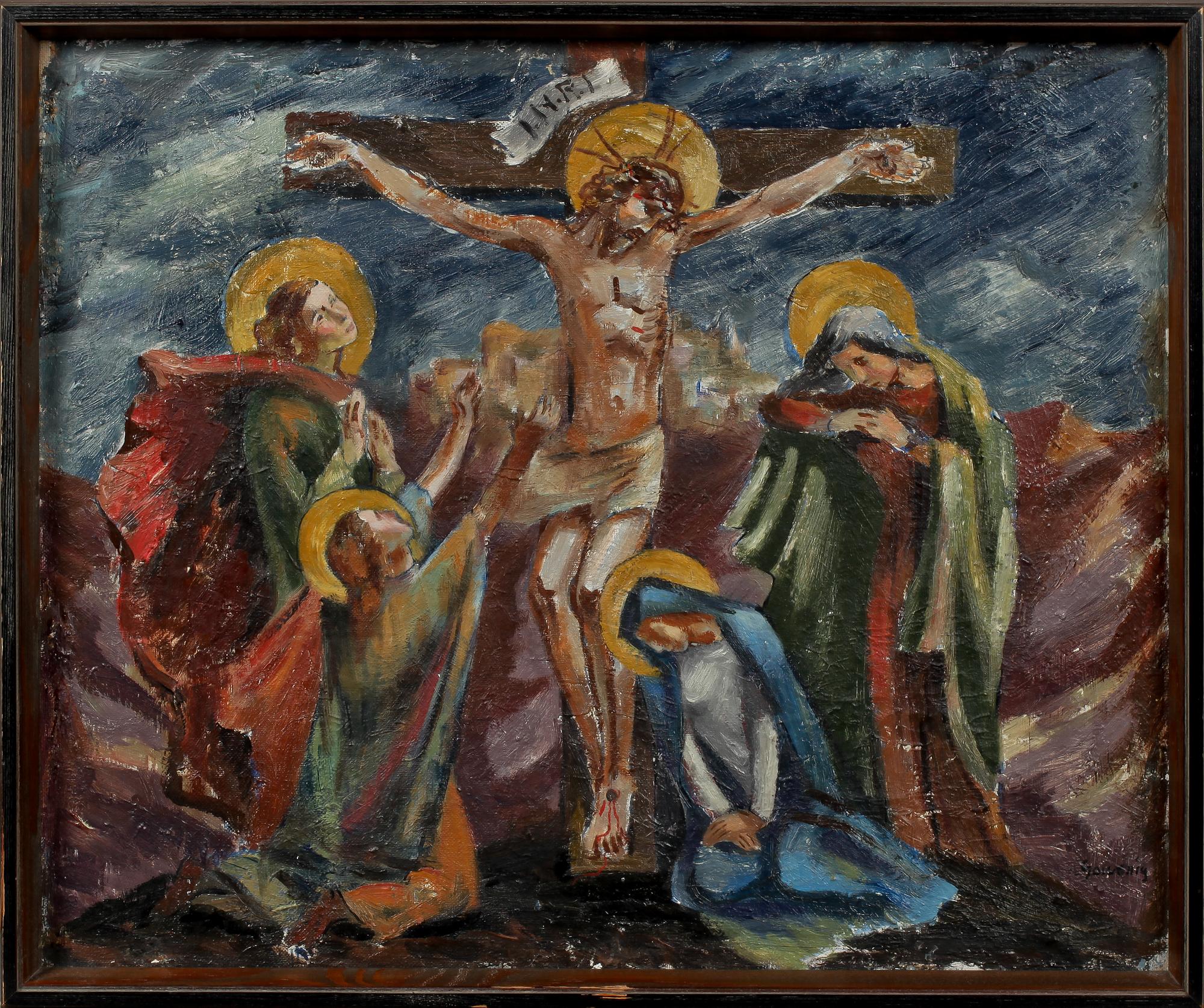 RUDOLF GOWENIUS, olja, signerad och à tergo daterad 1896.