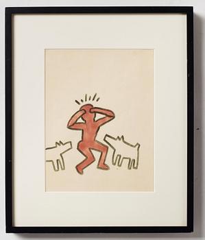 Keith Haring, Untitled (Triptych).