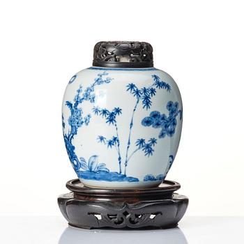 Kruka, porslin, 1700-tal.