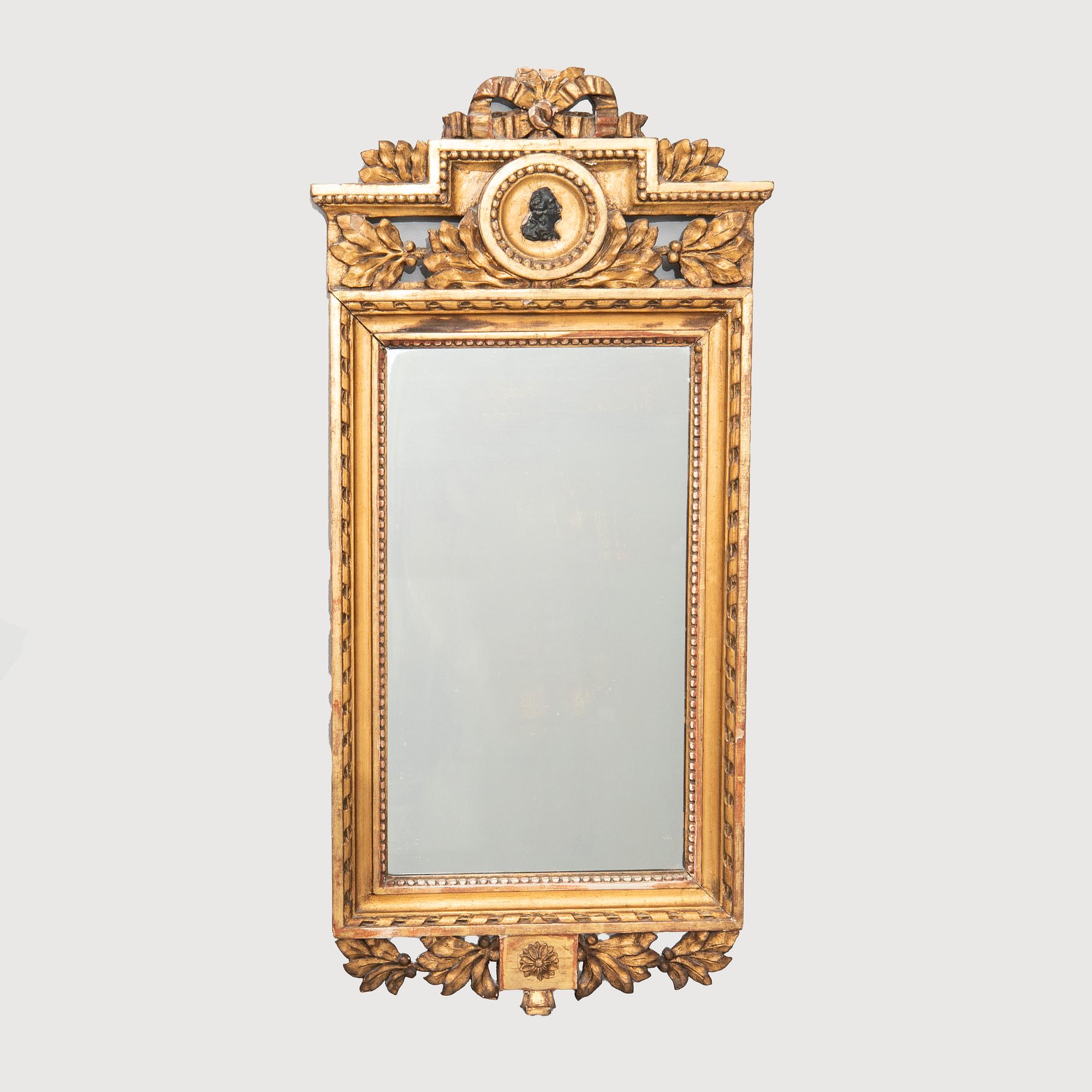 Mirror, Gustavian, circa 1800.