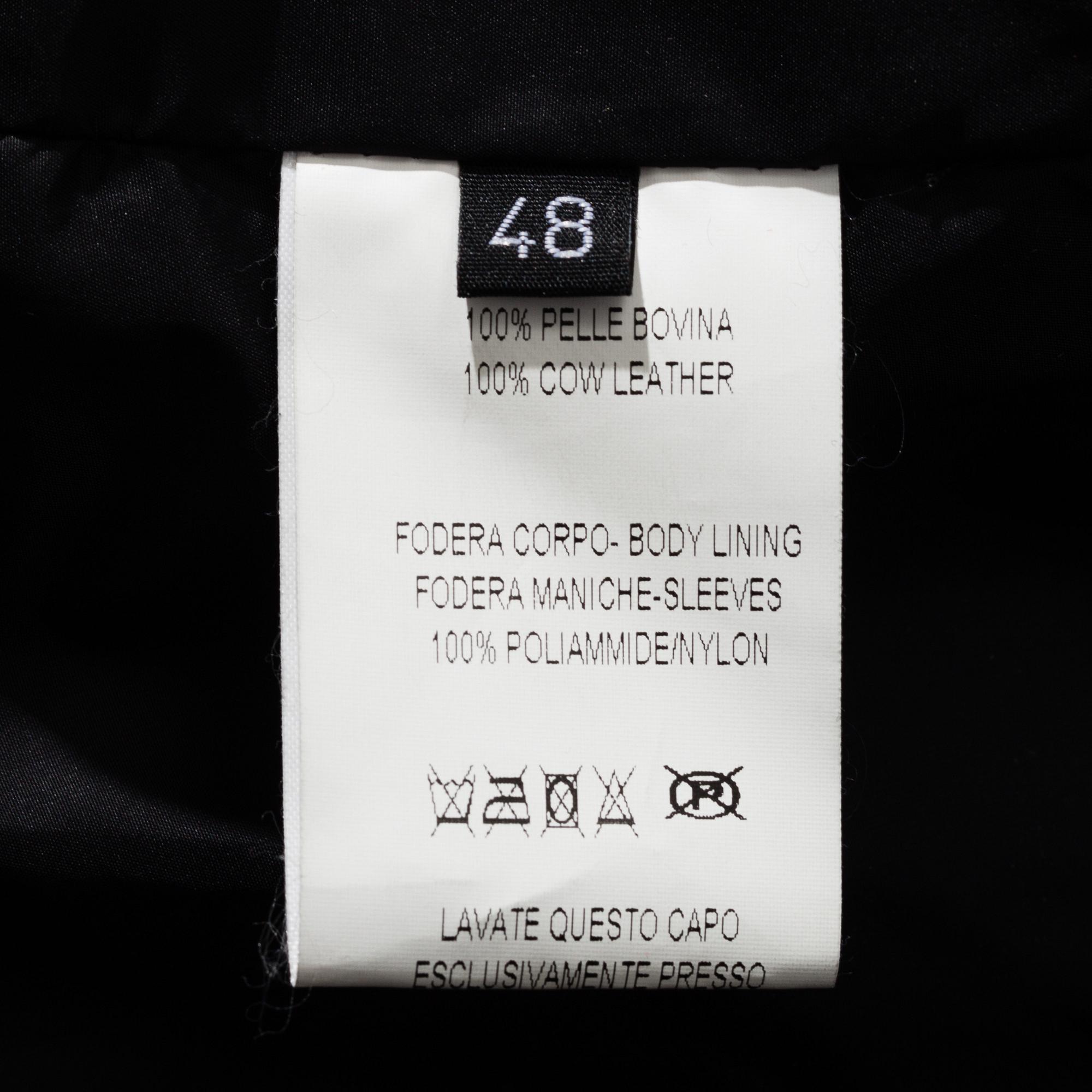 MOSCHINO, skinnjacka, italiensk storlek 48.