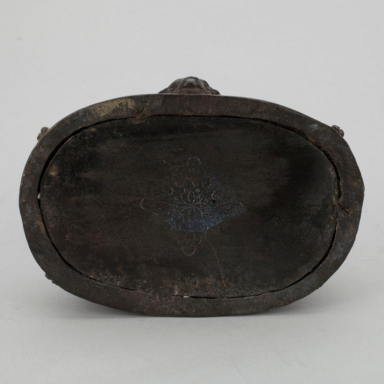 SKULPTUR, "Milarepa", Tibet, brons, 1900-talets slut.