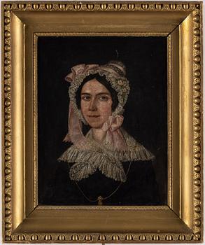 OKÄND KONSTNÄR, 1800-tal, ett par, olja på duk, signerade P. Petersen och daterade 1839 a tergo.