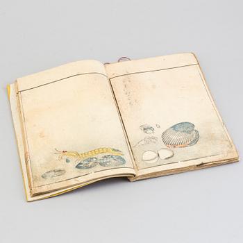 KEISAI MASAYOSHI (1764-1824), woodblock colour book, with illustrations.