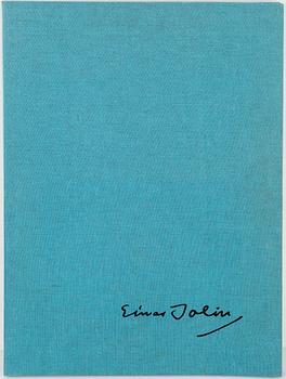 EINAR JOLIN, Mapp med 10 st Färglitografier, signerade ocg numrerade 21/360. Ramade. Mappen medföljer.
