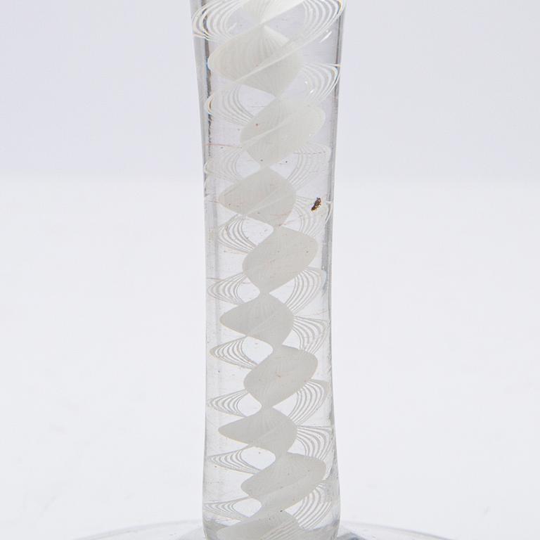 A set of glass, 13 pieces, 18th century.