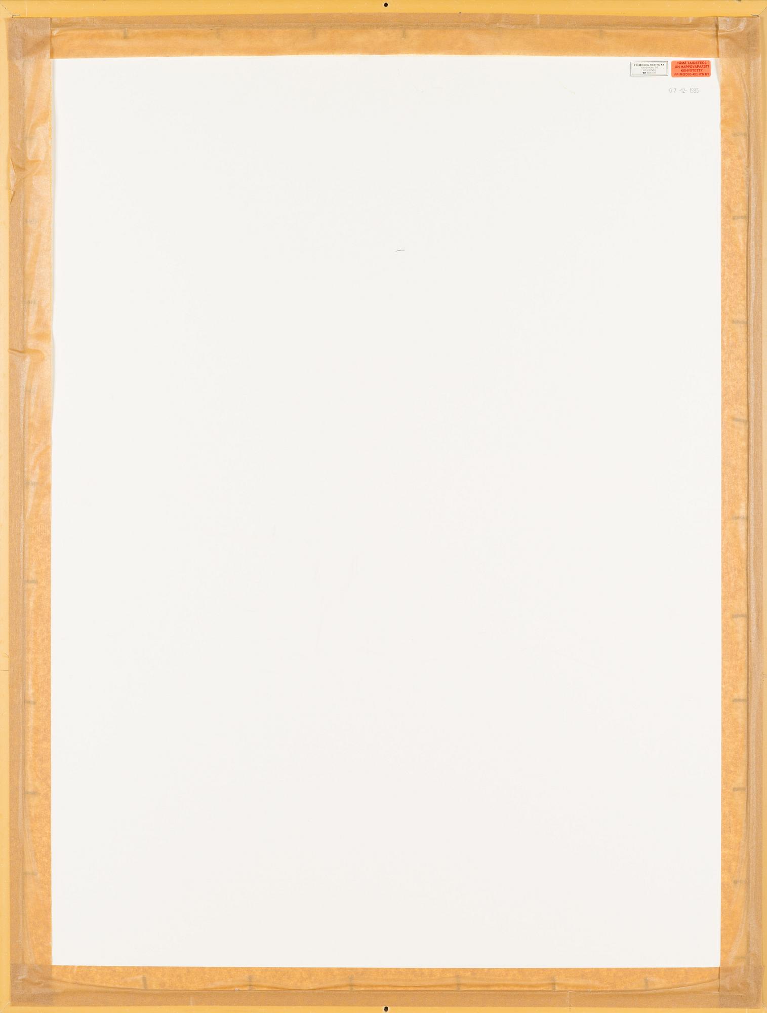 Juhani Linnovaara, serigrafi, signerad och numrerad 78/90.