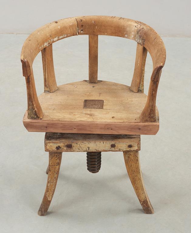 SNURRSTOL, 1800-tal.