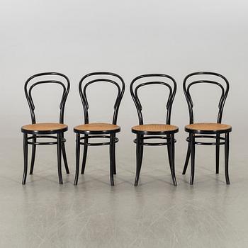 CHAIRS, 4 st, Thonet style.