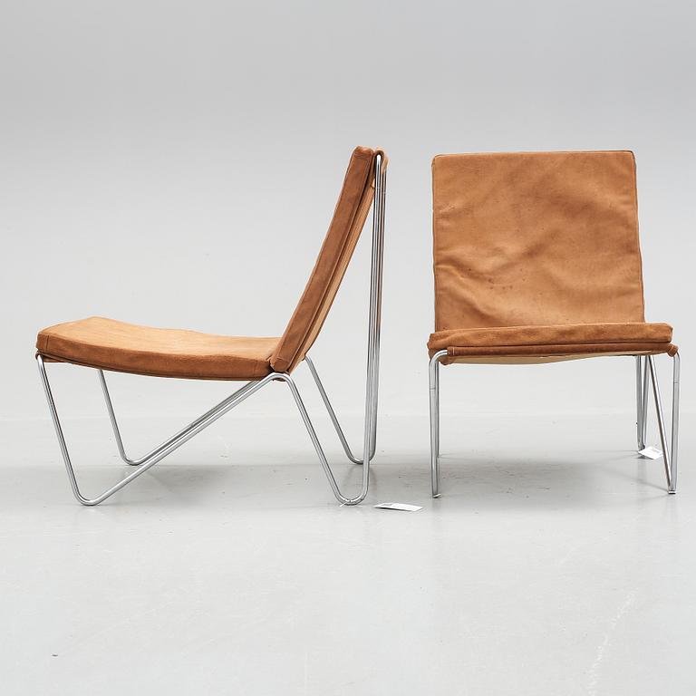 FÅTÖLJER, ett par, "Bachelor chair", Verner Panton för Fritz Hansen.