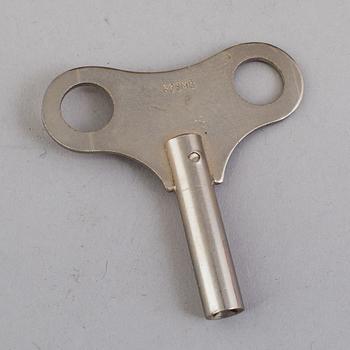 BORDSPENDYL, brännförgylld brons, Empire, 1800-talets första hälft.