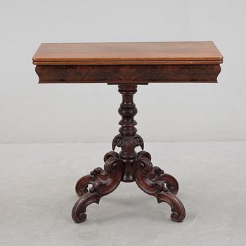 SPELBORD med SPELPJÄSER, nyrokoko, 1800-tal.