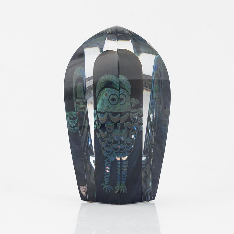 Eva Englund, skulptur, glas, "Totem I", Orrefors Gallery, 40/40, 1990.