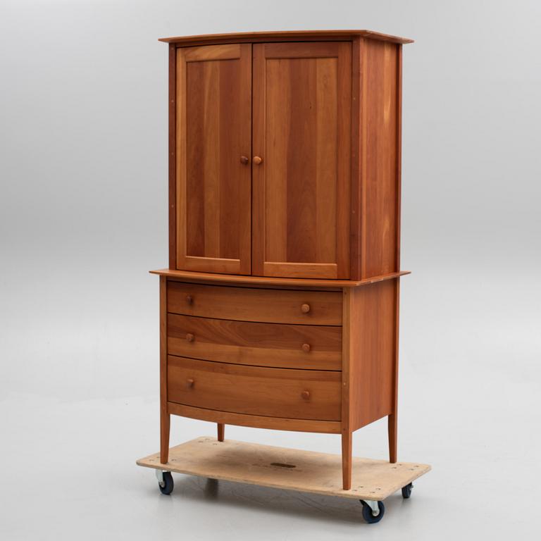 A 'Chelsea Armoire' cabinet, Pompanoosuc Mills, Vermont, USA, 21st Century.