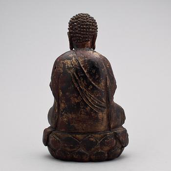 FIGUR, Buddha, troligen 1800-tal.
