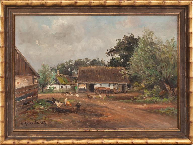 LUDVIG RICHARDE, oljemålning, signerad och daterad 22.
