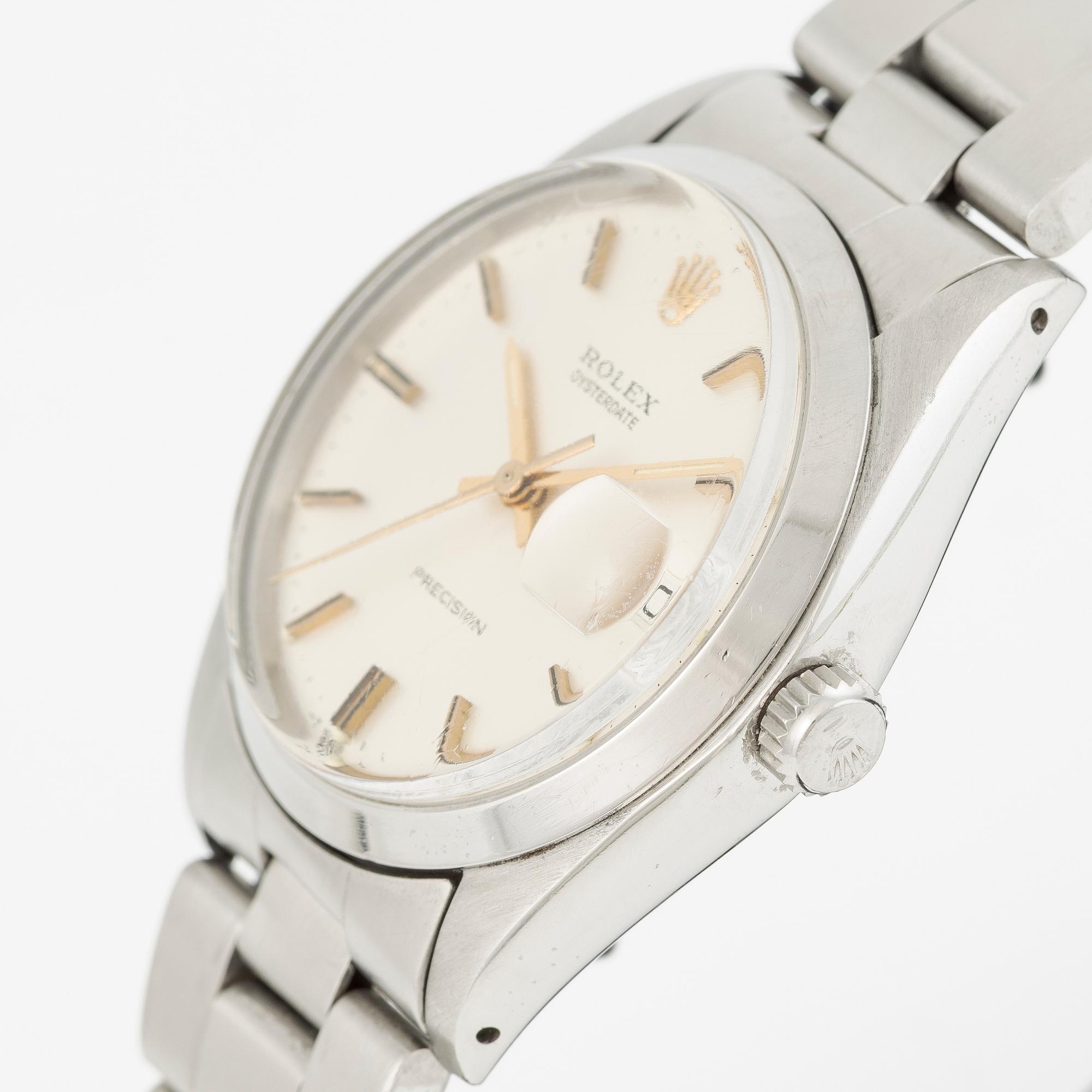 Rolex, Oysterdate, Precision, armbandsur, 34 mm.