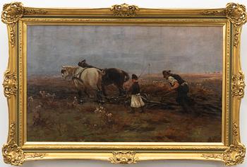 László Pataky, Ploughing.