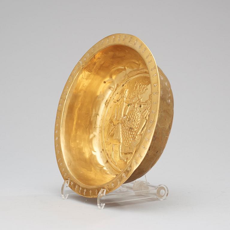 SKÅL. Sydtyskland, troligen Nürnberg, 1500-tal.