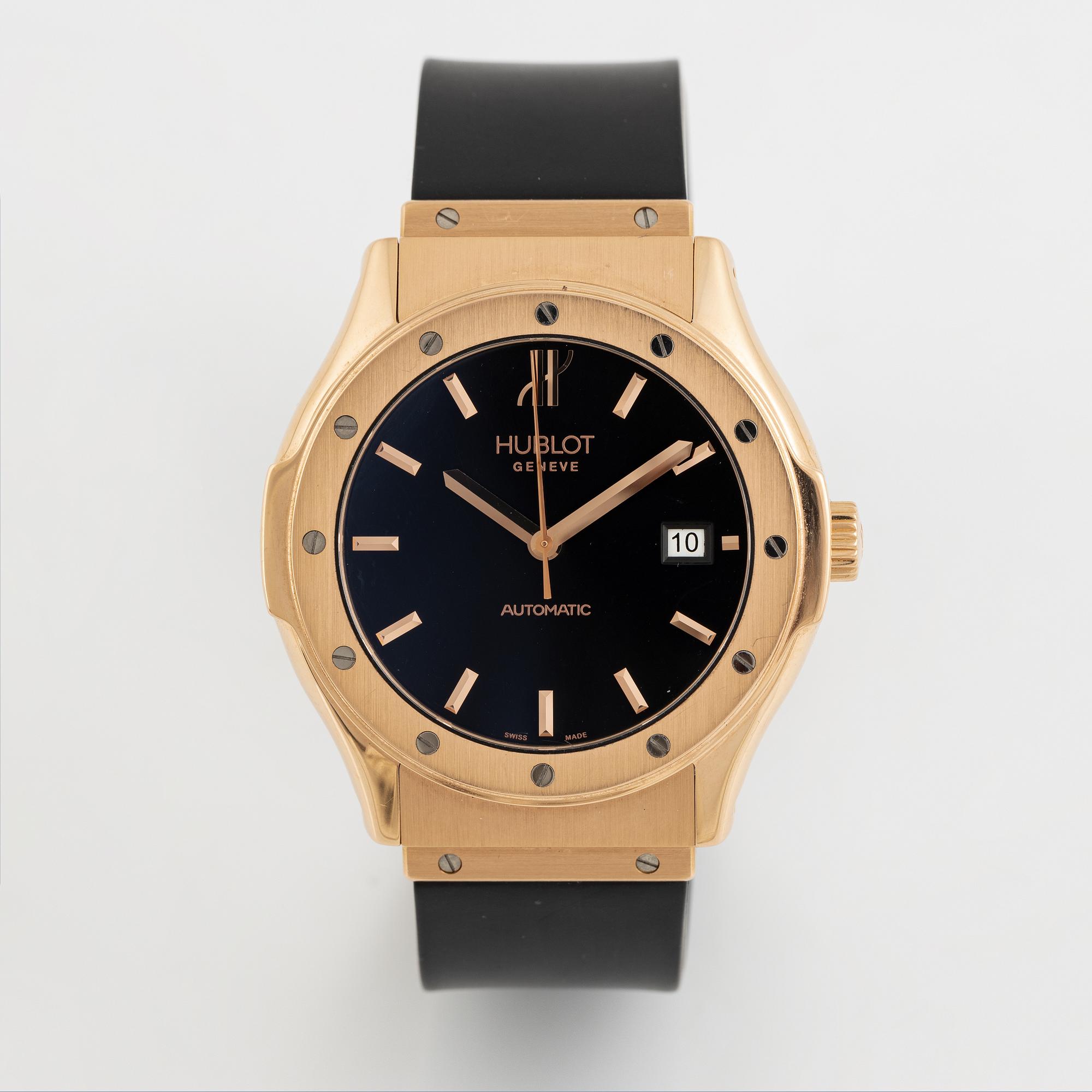 Hublot Classic Fusion wristwatch 41 mm. Bukowskis