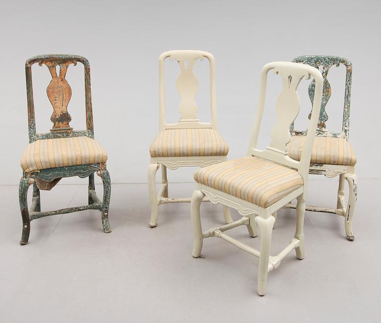 STOLAR, 4 st, barock, 1700-tal.