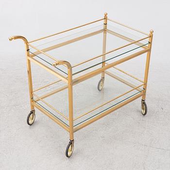 A serving trolley, later part of the 20th century.