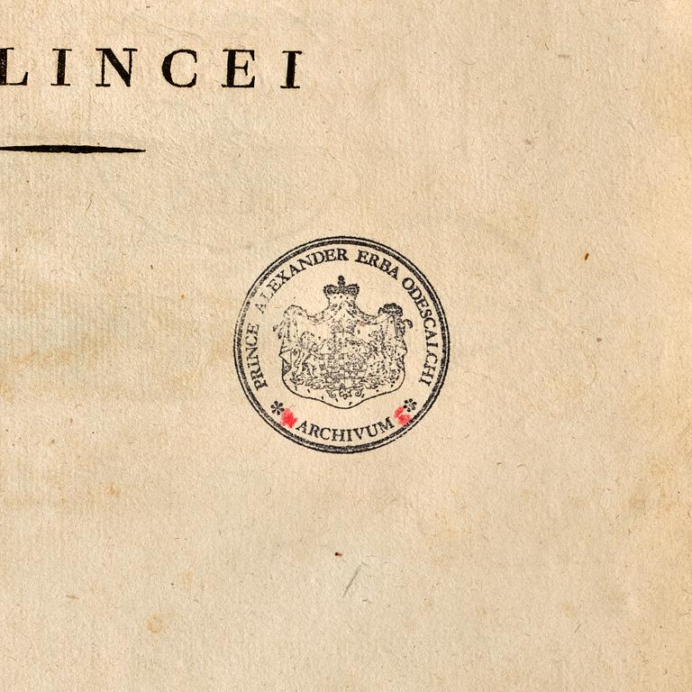 Including letters from Cesi to Galileo.