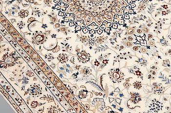 A rug, Nain Part Silk, sk 6 LAA, 179 x 123 cm.