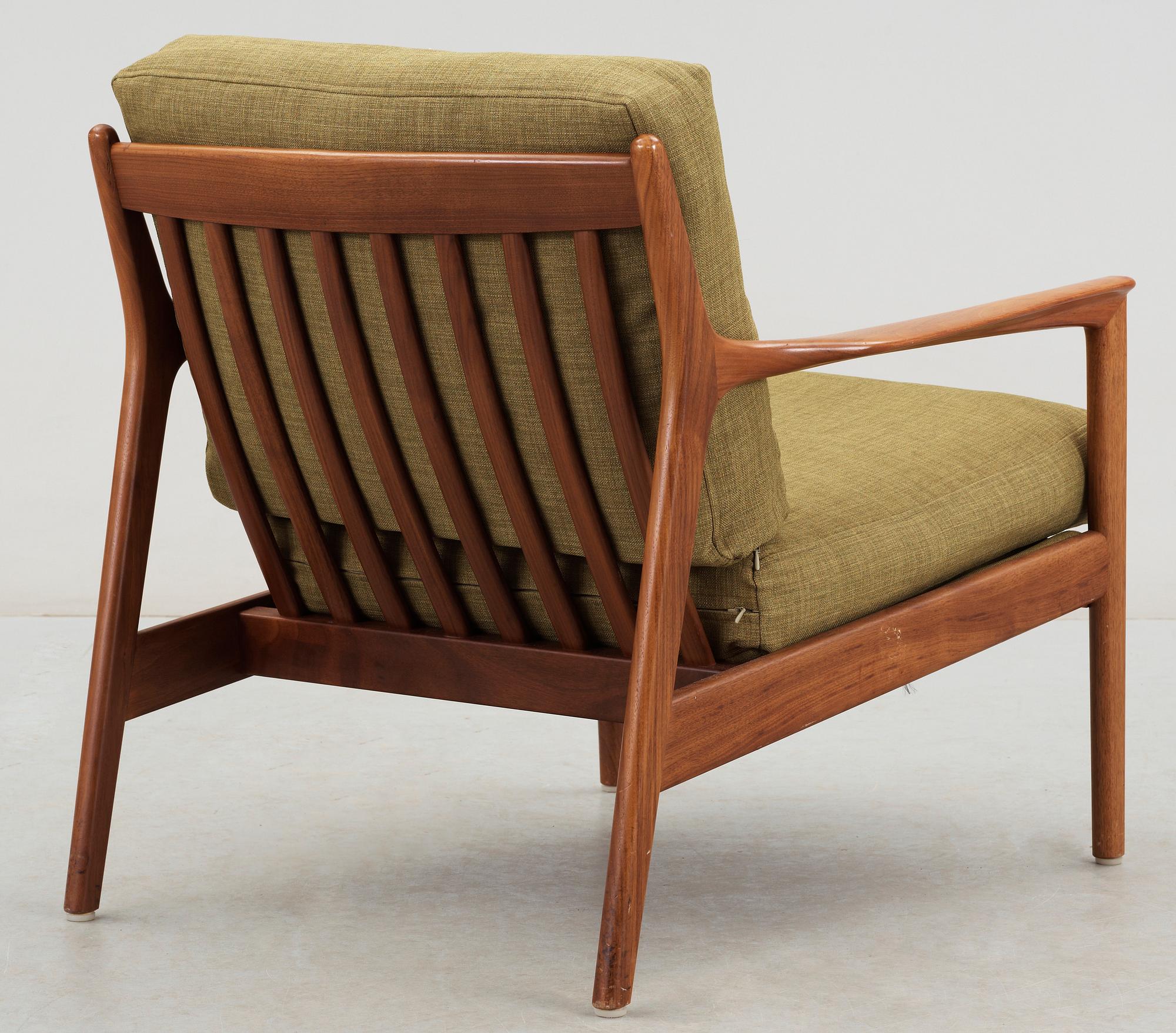 FÅTÖLJ, "USA 75", Folke Ohlsson, Dux, omkring 1900-talets mitt.