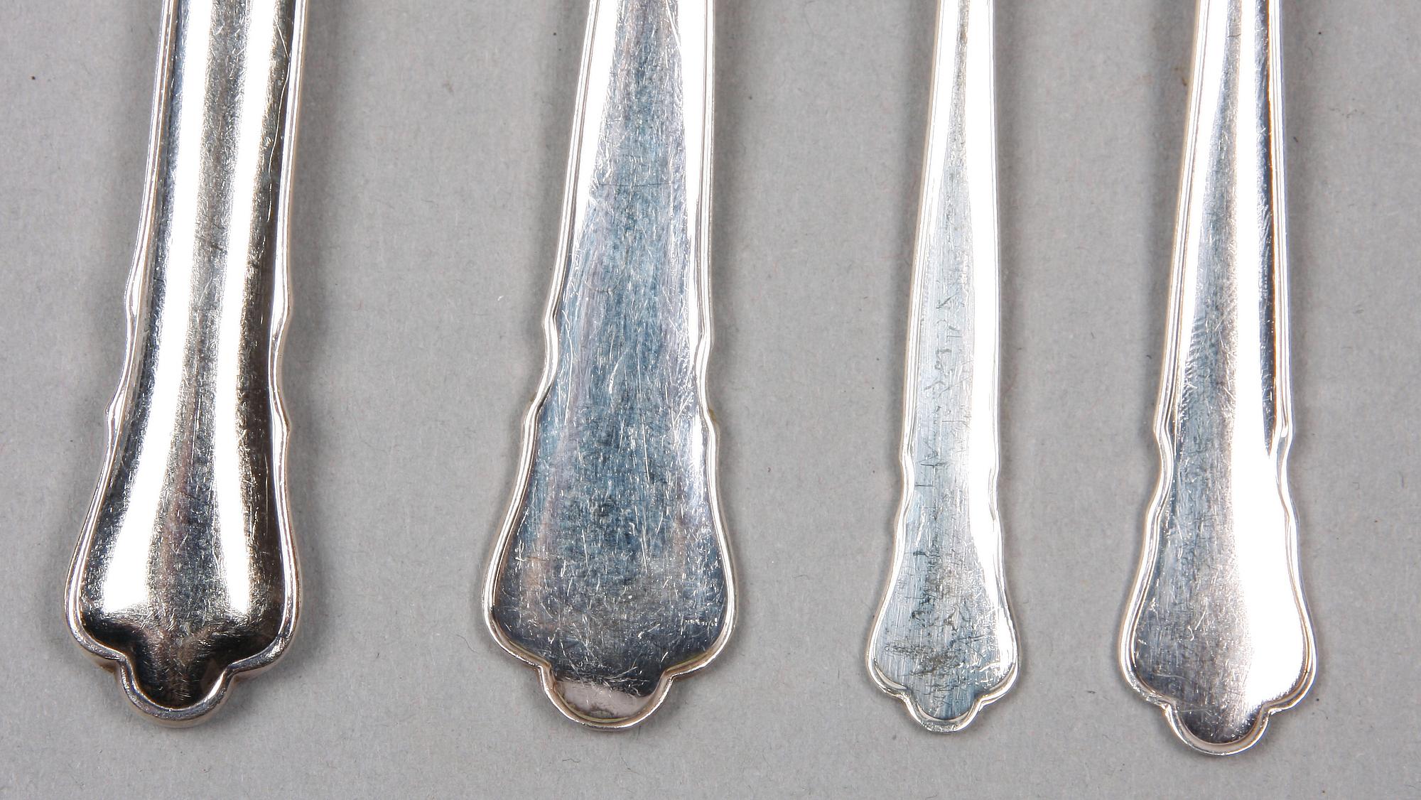 BESTICKSERVIS, 71 delar, nysilver, GAB, 1900-talets mitt.