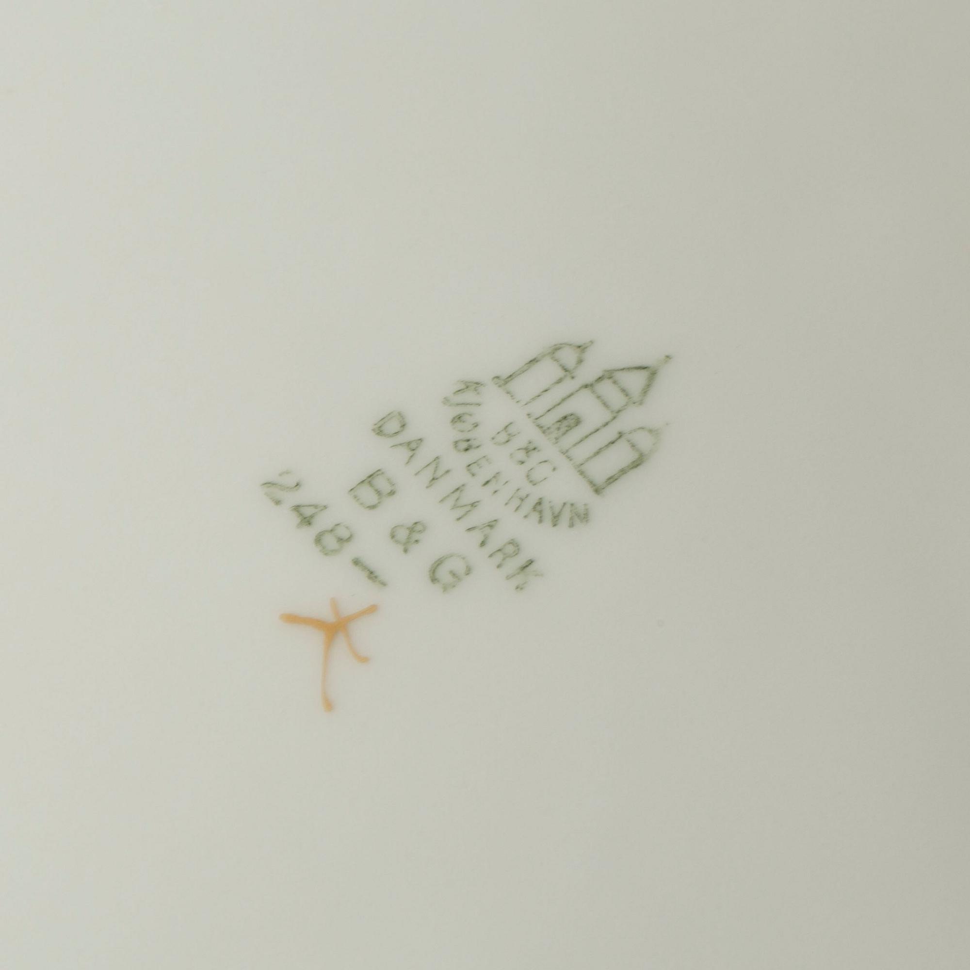 TALLRIKAR, 18 stycken, Bing & Gröndahl, Köpenhamn, 1900-talets andra hälft.