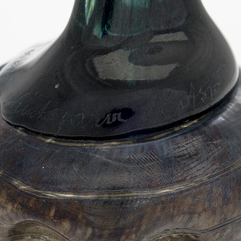 Oiva Toikka, glasskulptur, signerad Oiva Toikka Nuutajärvi Notsjö.