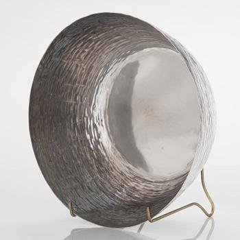 Tapio Wirkkala, a silver bowl, model TW 243, Kultakeskus, Hämeenlinna 1987.