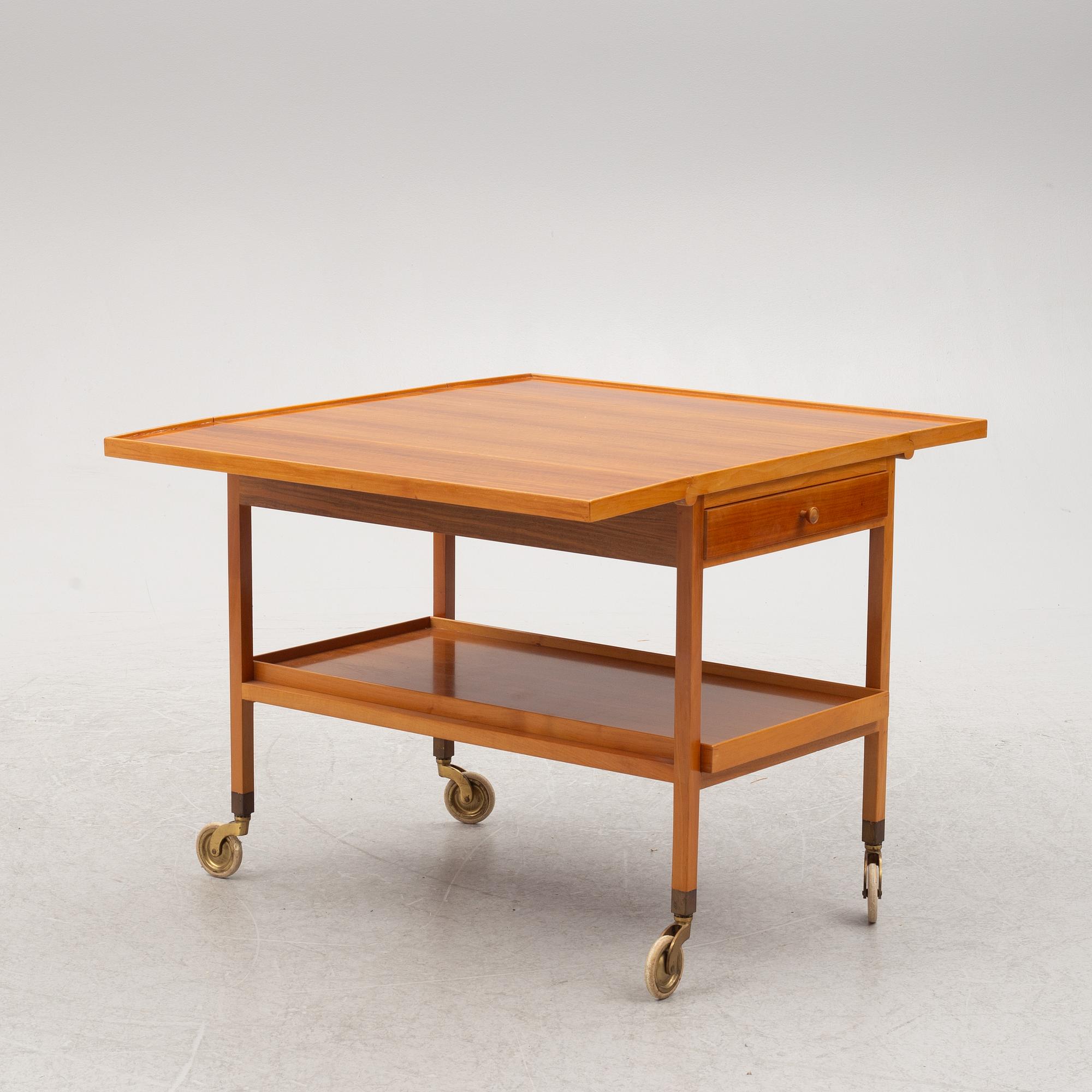 Josef Frank, serving cart, model "756", Svenskt Tenn, second half of the 20th Century.