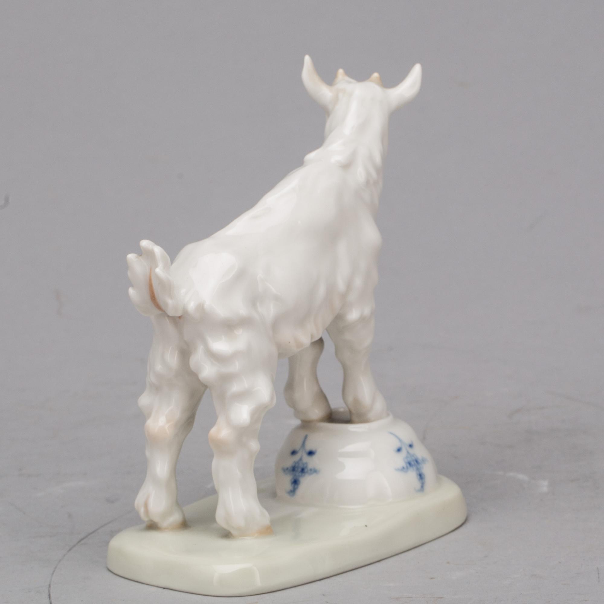 FIGURIN, porslin, Meissen.