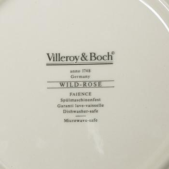 A 110-piece 'Wild rose' porcelain tea and dinner service, Villeroy & Boch, Germany.