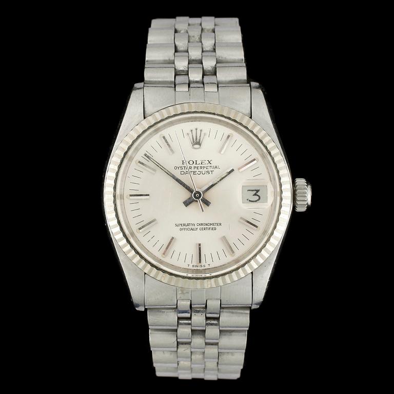 ARMBANDSUR, Rolex, Datejust, Midsize, stål och guld. Ca1981.