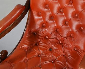 FÅTÖLJ, engelsk stil, 1900-talets andra hälft.