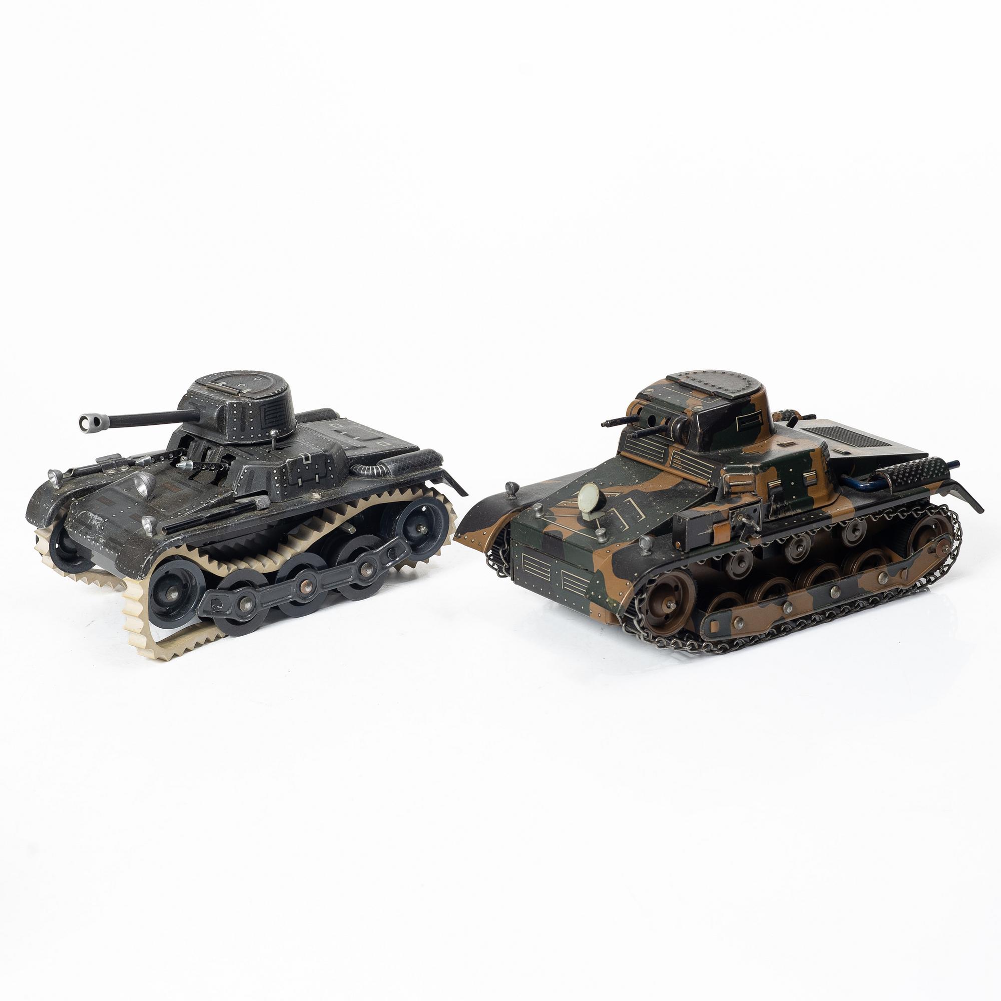 Tipp & Co & Gama, tanks, 2 pcs, Germany, 1940s.