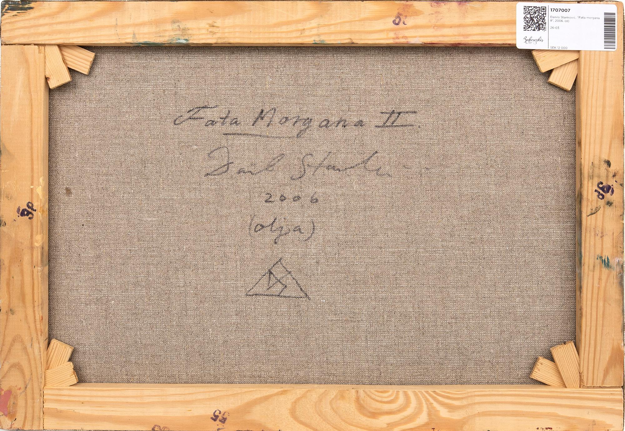 Danilo Stankovic, "Fata Morgana II", 2006.