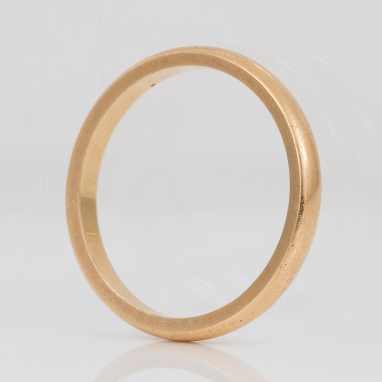RING, Hamnstedt & Holmberg, Stockholm, 1930, 18K guld.