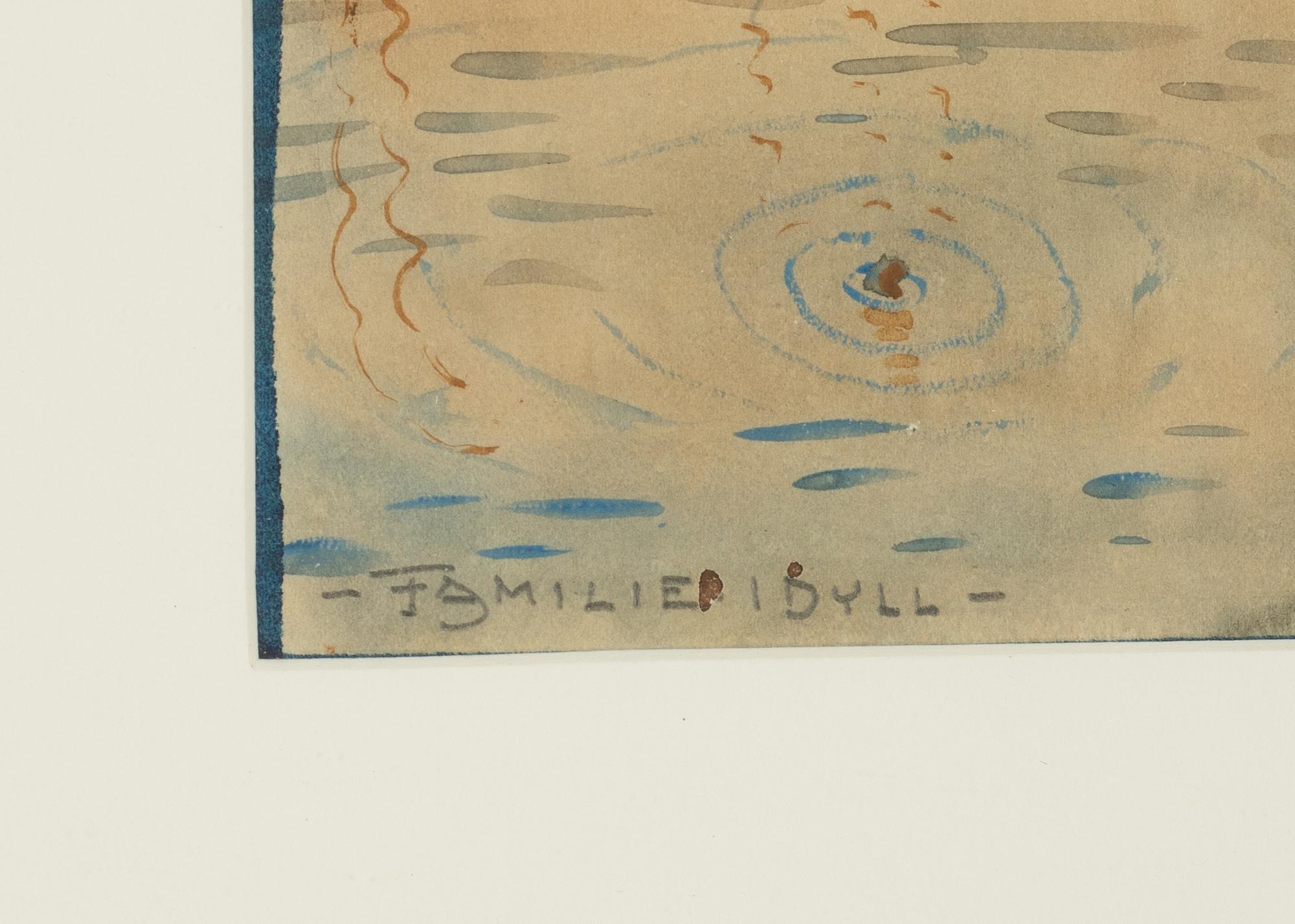 Carl Johan Forsberg, "Familieidyll".