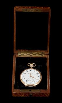 FICKUR, IWC Shauffhausen 14K kultaa. 1920-tal. Totalvikt 93 g.