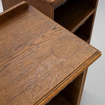 Bookcases, a pair, early 20th century.