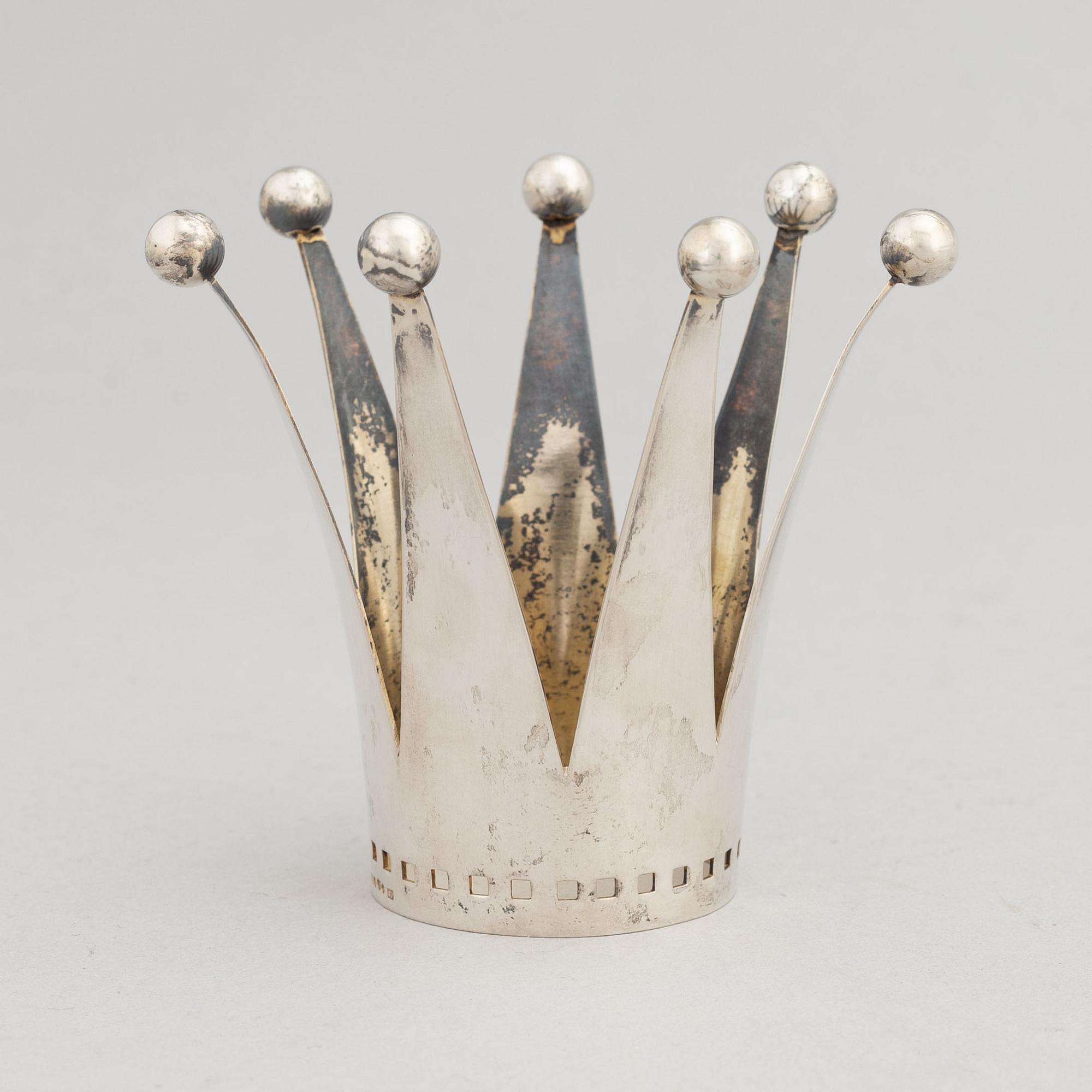 Brudkrona, silver, Alton, Falköping, 1968.