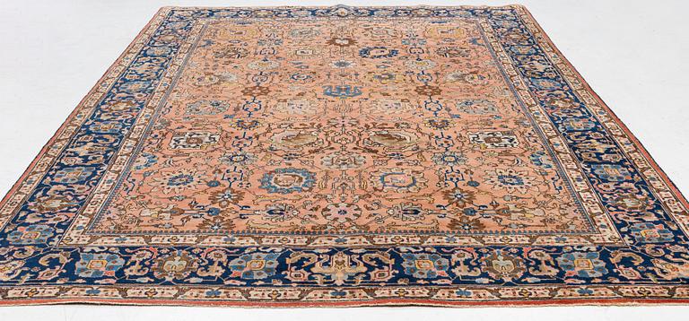 Semi-antique Tabriz rug, approx. 365 x 275 cm.